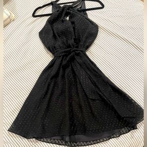 Black party dress with a few sparkles